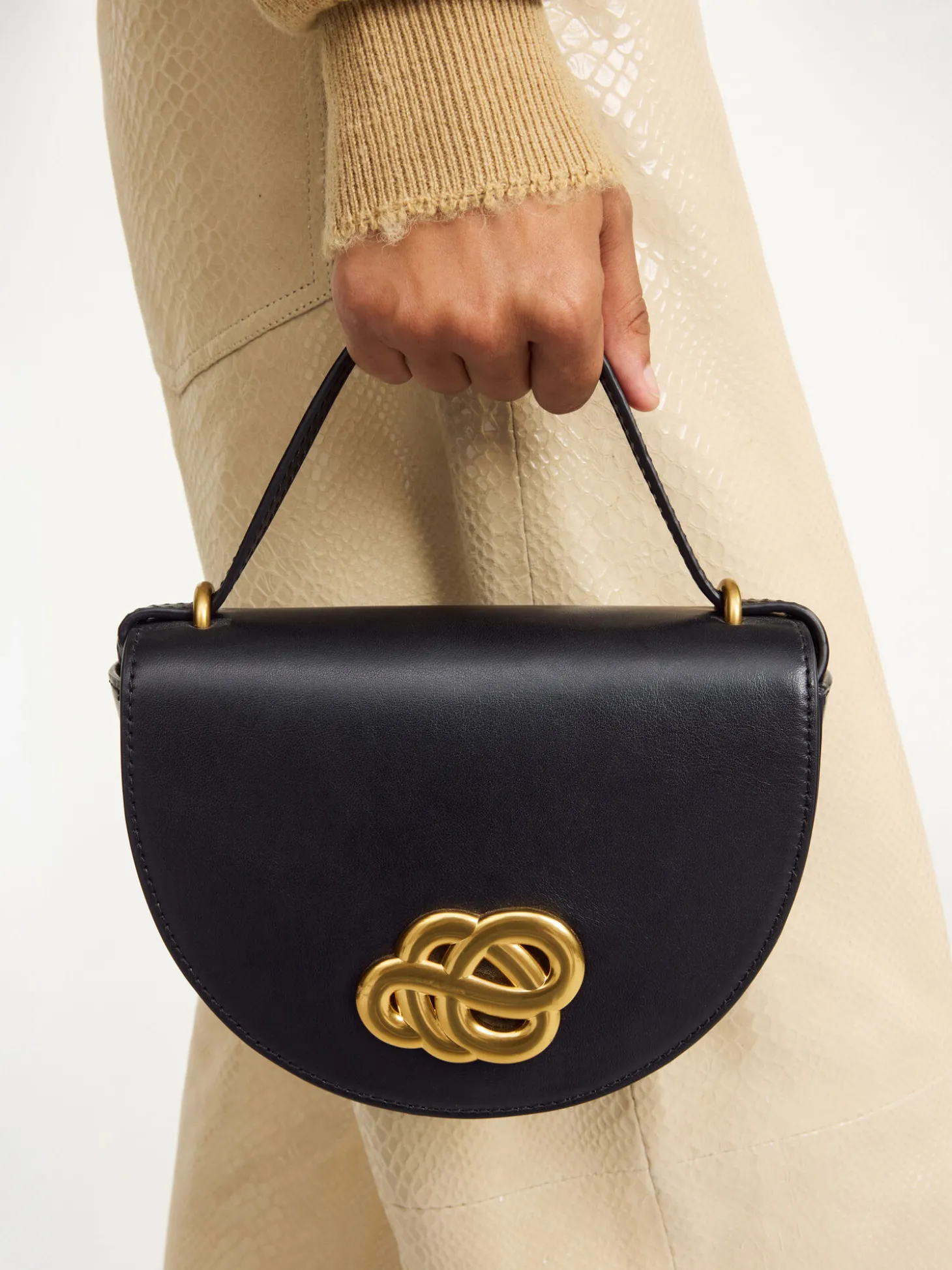 By Malene Birger Cebelle Schultertasche aus Leder^ Taschen