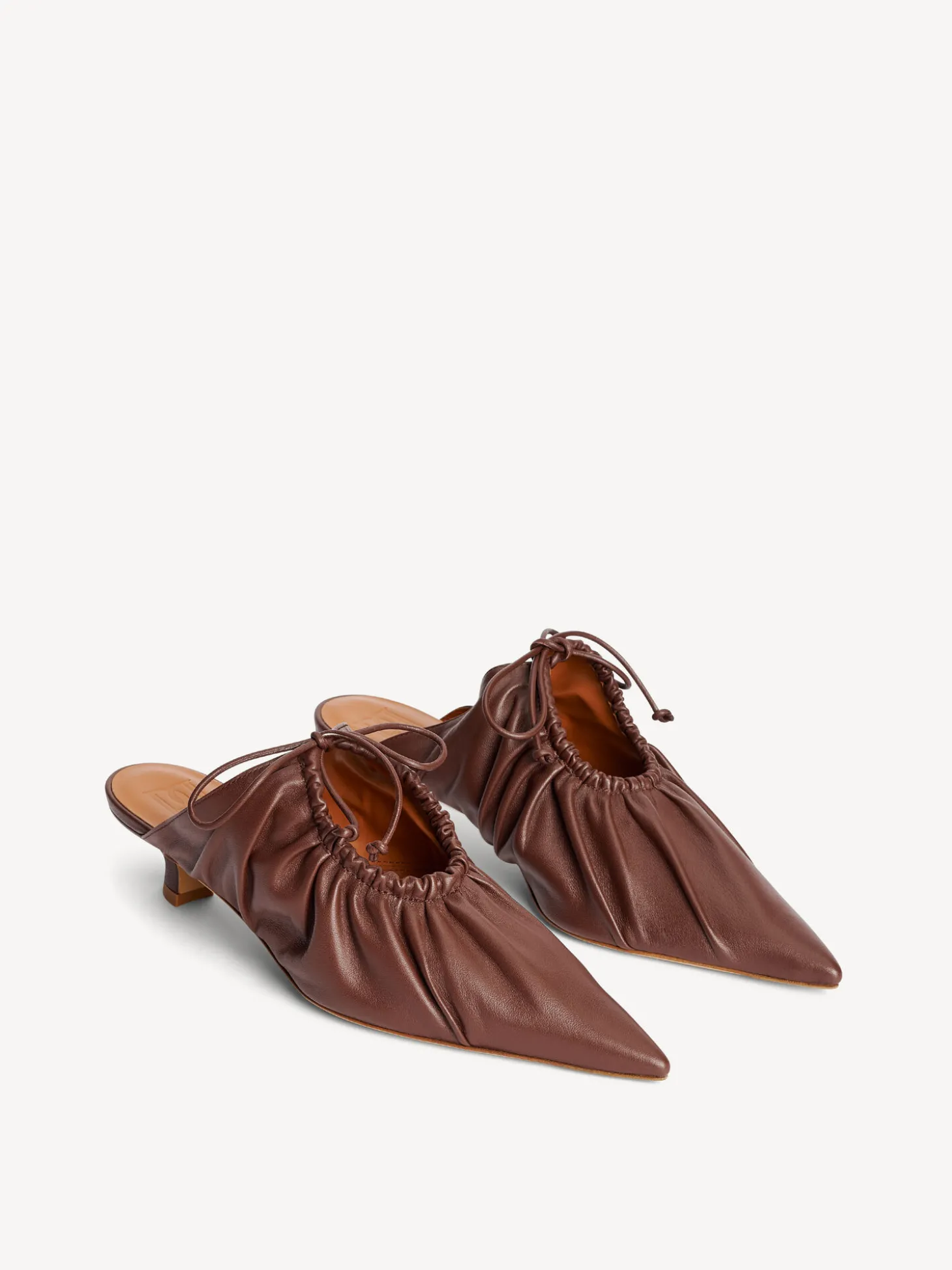 By Malene Birger Masey Mules aus Leder^ Schuhe