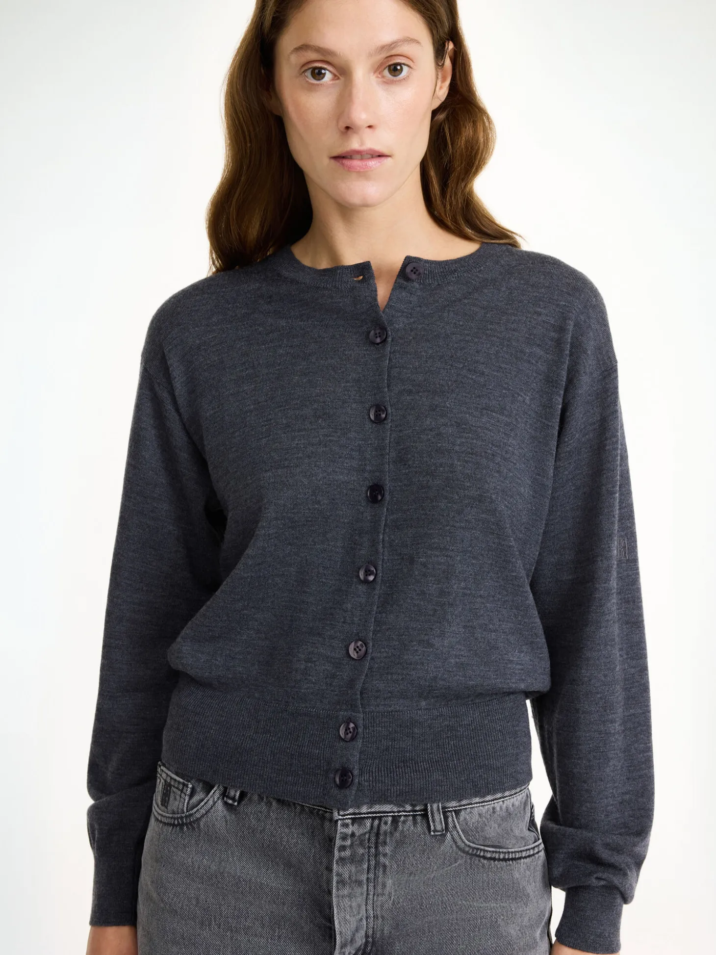 By Malene Birger Montie Cardigan aus Merinowolle^ Strickmode