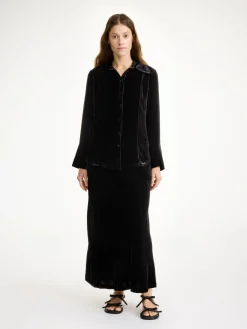 By Malene Birger Rosiannas Samtbluse^ Hemden