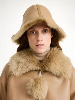 By Malene Birger Sheelan Shearling Hut^ Hats & Gloves